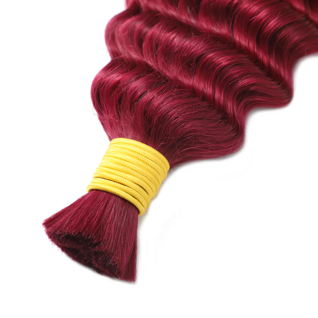 Burgundy Boho Deep Wave Braids