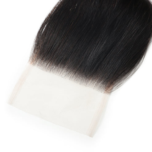 4x4 Transparent Lace Body Wavy Closure