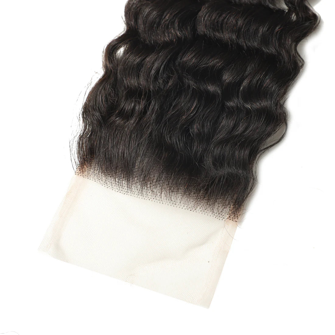 4x4 Transparent Lace Deep Wave Closure