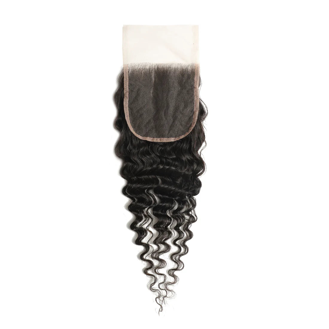 4x4 Transparent Lace Deep Wave Closure