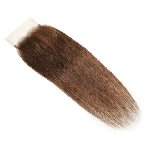 #4 Color 5x5 Transparent Lace Straight Closure