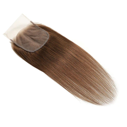 #4 Color 5x5 Transparent Lace Straight Closure