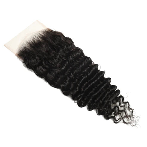 5x5 Transparent Lace Loose Deep Closure