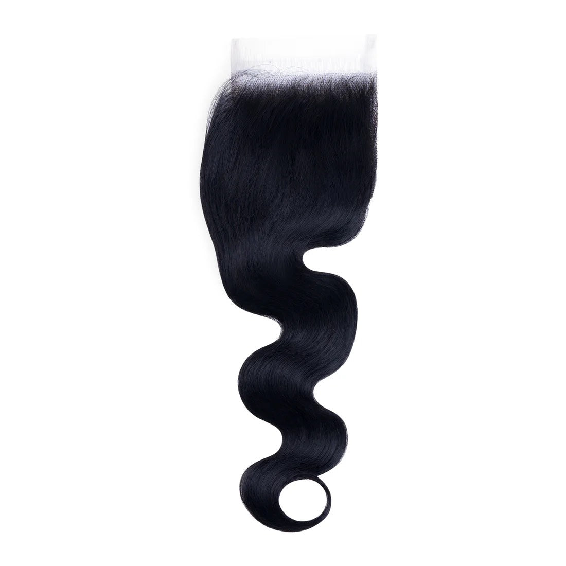 4x4 Transparent Lace Body Wavy Closure