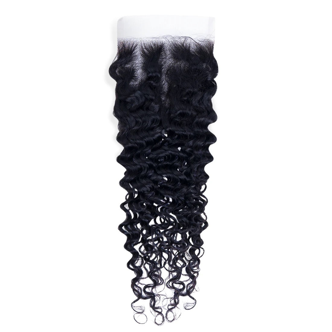 4x4 Transparent Lace Body Wavy Closure