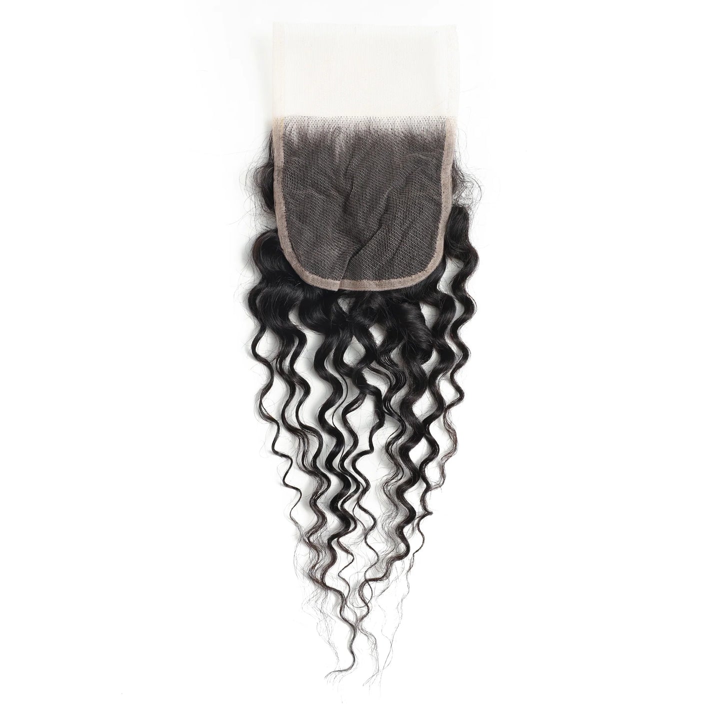 4x4 Transparent Lace Water Wave Closure