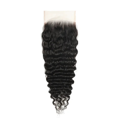 5x5 Transparent Lace Loose Deep Closure