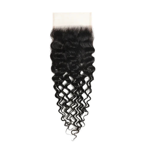 5x5 Transparent Lace Water Wave Closure