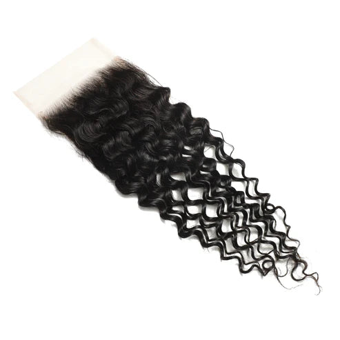 5x5 Transparent Lace Water Wave Closure