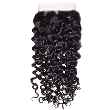 4x4 Transparent Lace Jerry Curl Closure