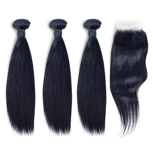 Virgin Straight 3 Bundle with Closure